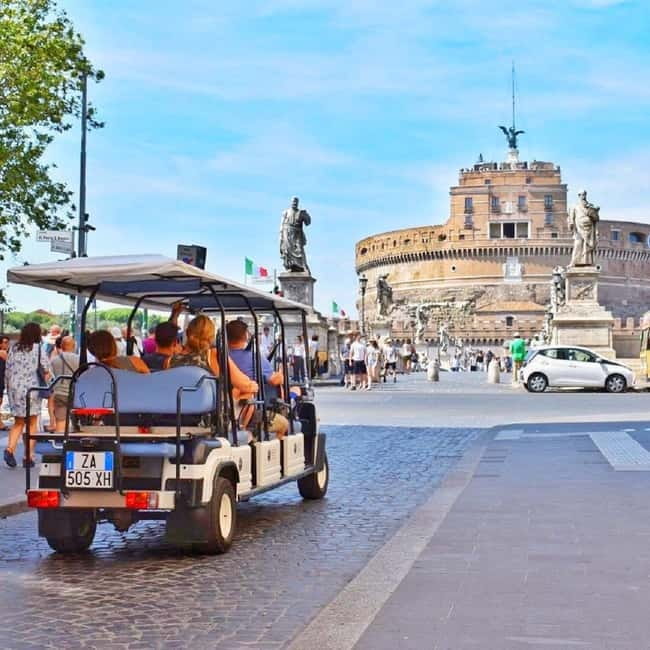 Rome: Private Guided Golf Cart Tour with Gelato or Wine - The route from Piazza della Repubblica