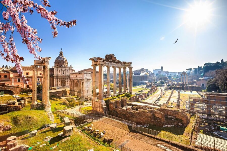 Rome: Roman Forum and Palatine Hill Licensed Guided Tour - Climbing Palatine Hill to the imperial district