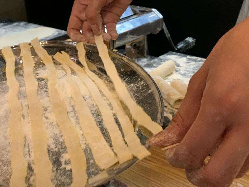 Rome: Roman Master Chef Cooking Class with Wine - Sitting down to eat what you made