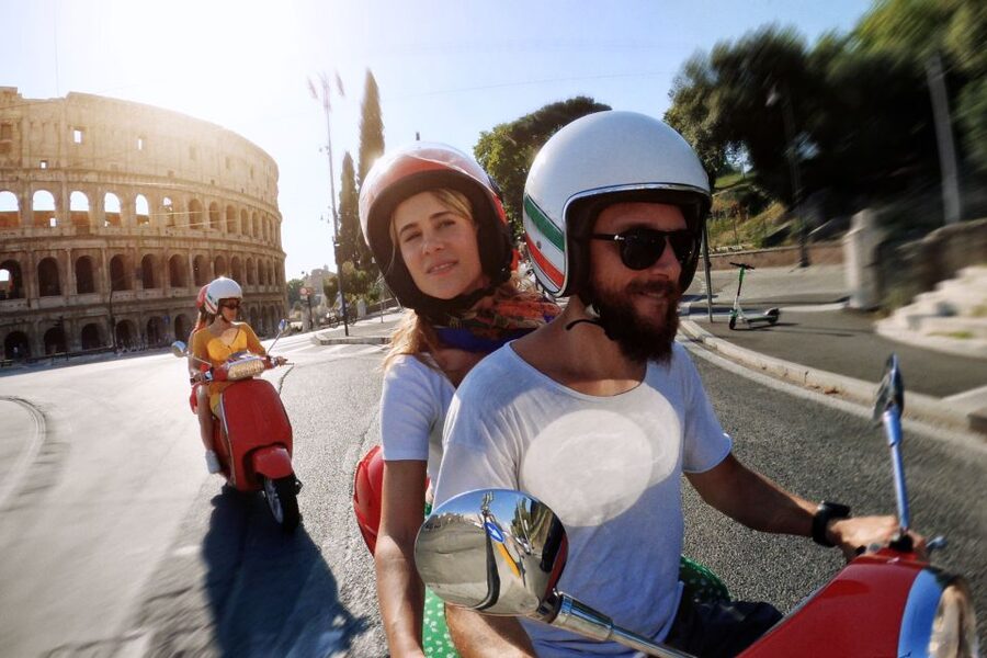 Rome: Self-Driven Sightseeing Tour by Vespa - Terraces and Rome from above