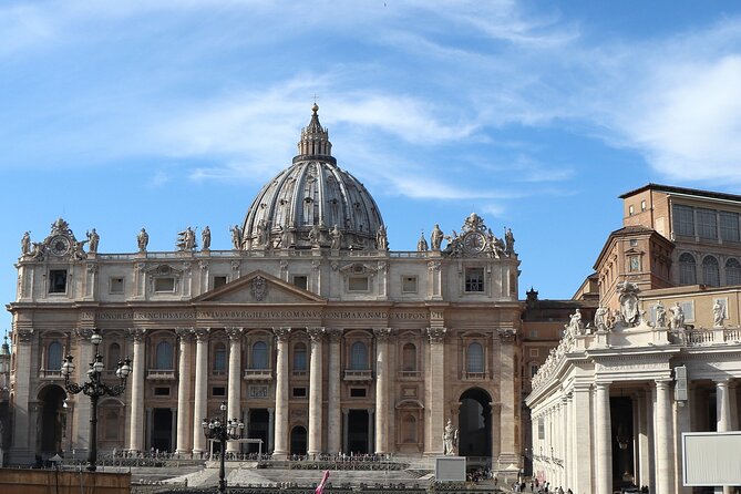 Rome: St. Peter's Basilica, Dome Climb, and Underground Tour - Entering St. Peter’s Basilica through security