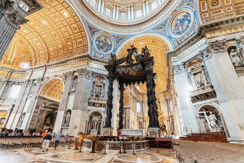 Rome: St. Peter's Basilica, Papal Tombs, and Dome Climb Tour - The Vatican Grottoes and St. Peter’s Tomb