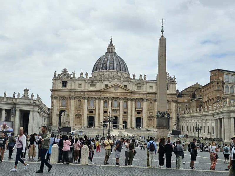 Rome: St. Peter's Basilica & Papal Tombs Tour with Dome - Climbing the Dome and looking across Rome