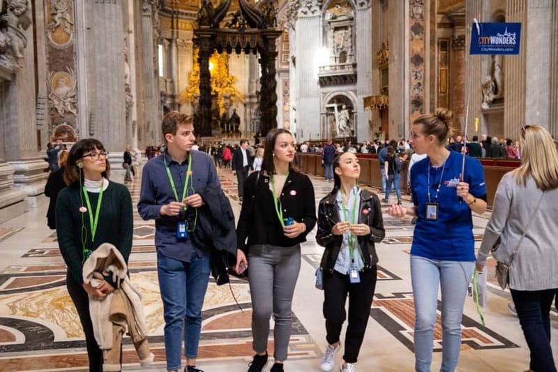 Rome: St. Peter’s Basilica Tour, Dome Climb & Reserved Entry - Descending directly into the basilica