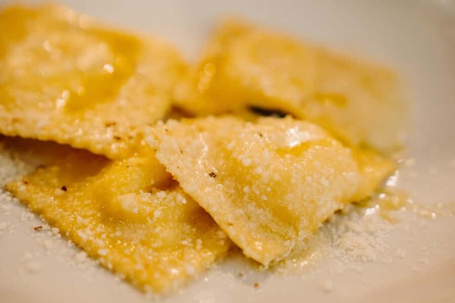 Rome: Traditional Pasta Making Class with Wine & Gelato - Eating the meal you just prepared
