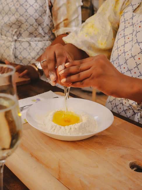 Rome: Traditional Pasta, Spritz & Tiramisu Cooking Class - Making fettuccine by hand