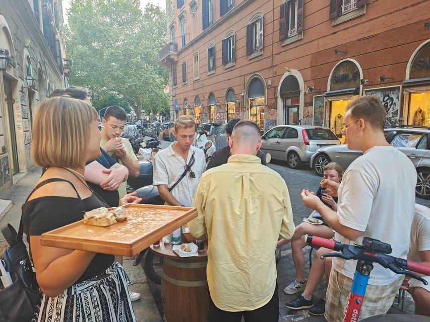 Rome: Trastevere & Campo de Fiori Street Food Walking Tour - First bites: pizza, supplì, and the Roman snack tradition