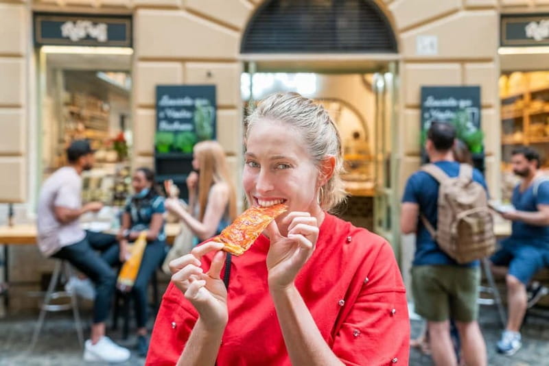 Rome: Trastevere or Jewish Quarter Street Food Tour - Campo de’ Fiori: market sights and Roman snacks