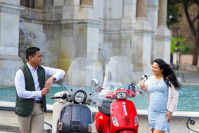 Rome Vespa Scooter Tour with Professional Photographer - Monument views around Piazza Venezia