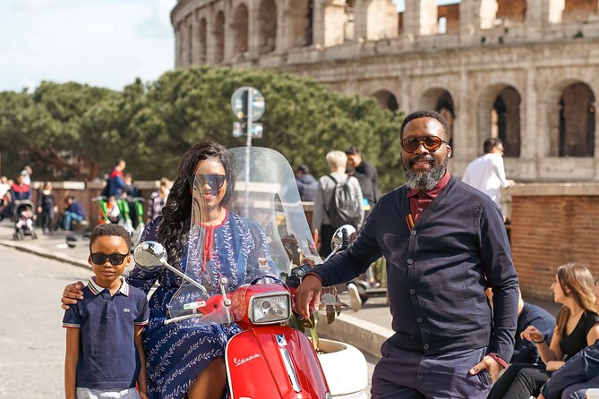 Rome Vespa Scooter Tour with Professional Photographer - Castel Sant’Angelo and the road toward the Tiber