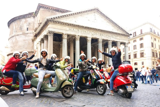 Rome Vespa Small Group Sightseeing Tour, 3 Hour Experience - Central Rome, from Via del Corso to the Pantheon