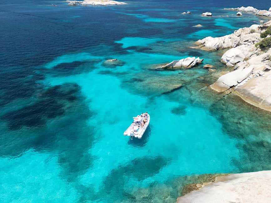 San Teodoro: Tavolara and Molara Islands Dinghy Excursion - Starting at Cala Suaraccia