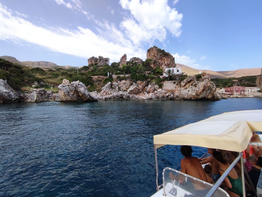 San Vito Lo Capo: Boat Trip with 3 Swimming Stops and Snacks - Cala ’Mpiso, the first swim