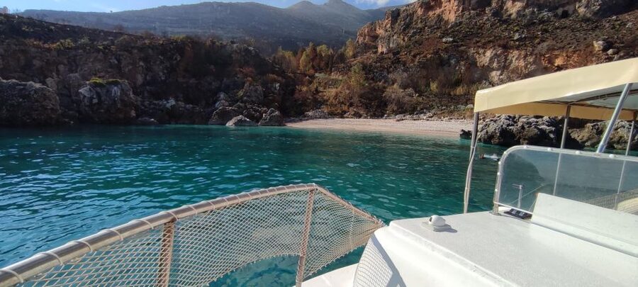 San Vito Lo Capo: Boat Trip with 3 Swimming Stops and Snacks - Cala dell’Uzzo and the grotto