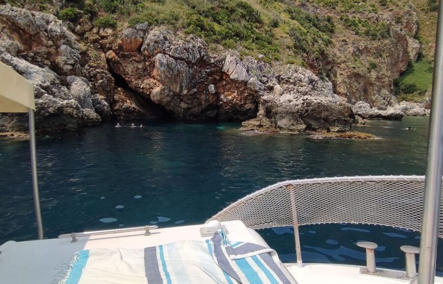 San Vito Lo Capo: Boat Trip with 3 Swimming Stops and Snacks - The value of a 12-person boat at $59