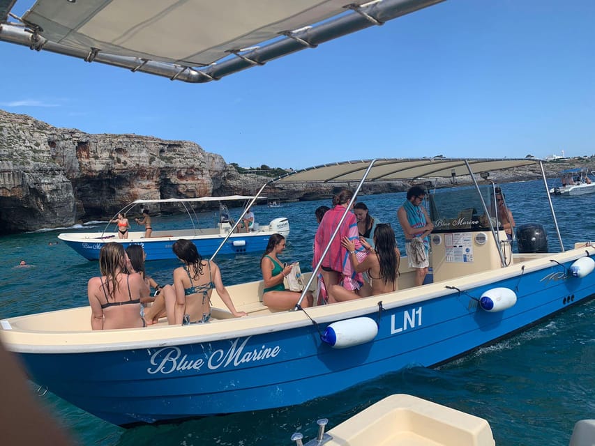 Santa Maria di Leuca: Capo di Leuca Boat Tour - Leaving Blue Marine and reaching the open coast