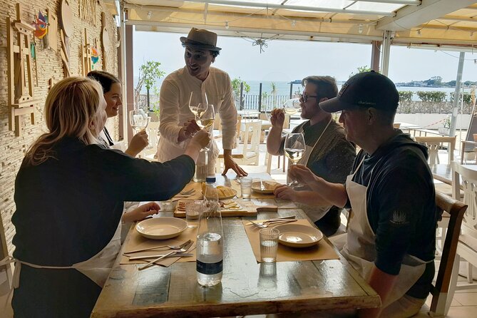 Seaview Cooking Class & Taormina local flavors with Chef Mimmo - Lunch beside the sea in Giardini Naxos