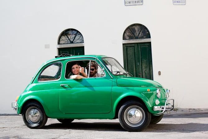 Self-Drive Vintage Fiat 500 Tour from Florence: Tuscan Hills and Italian Cuisine - San Miniato al Monte, Florence from above