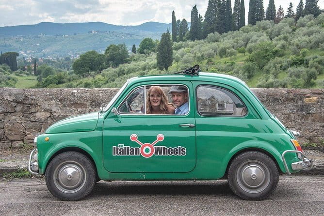 Self-Drive Vintage Fiat 500 Tour from Florence: Tuscan Hills and Italian Cuisine - From central Florence to the garage