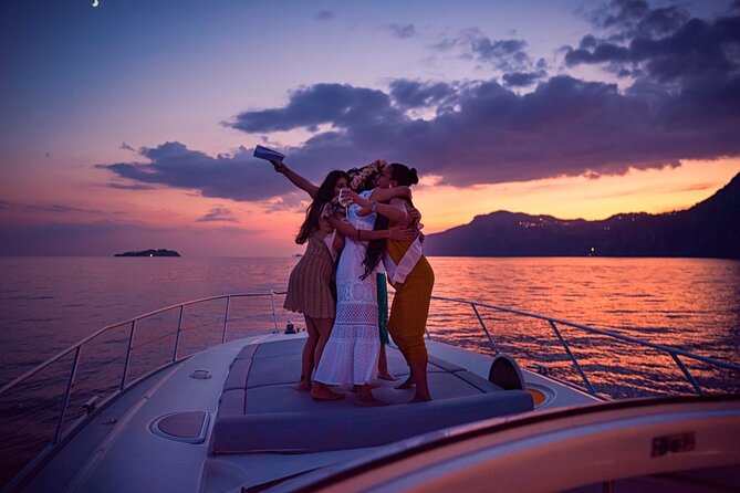 Small Group Tour to Positano by Boat at Sunset - A small boat with a social, relaxed feel