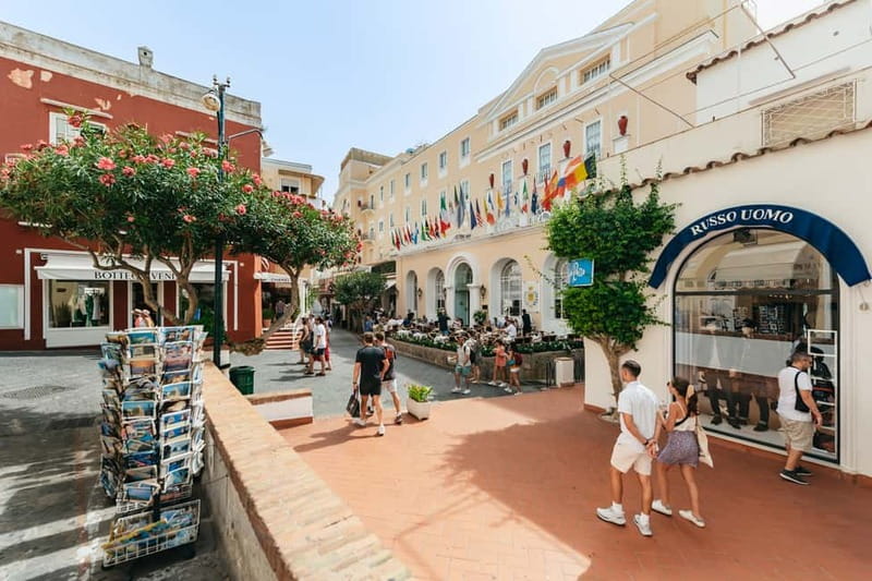 Sorrento: Coast and Capri Boat Trip with Limoncello Tasting - Crossing the Gulf of Naples by boat