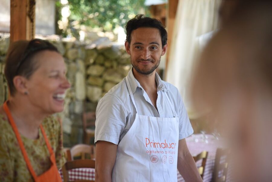 Sorrento: Pizza Lesson, Wine, and Limoncello at a Local Farm - Arriving at Primaluce above the Gulf of Naples