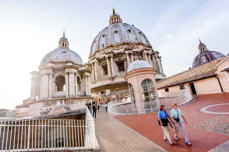 St Peter's Basilica Express Guided Tour with Dome Climb - The view from the highest point in Rome