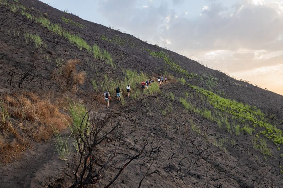 Stromboli: Sunset Trekking at Sciara del Fuoco - The dark descent by headlamp
