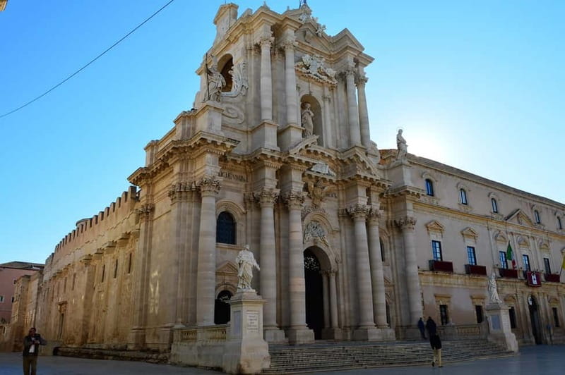 Syracuse: Ortigia and Neapolis Guided Walking Tour - Greek Theater and the view toward the Ionian Sea
