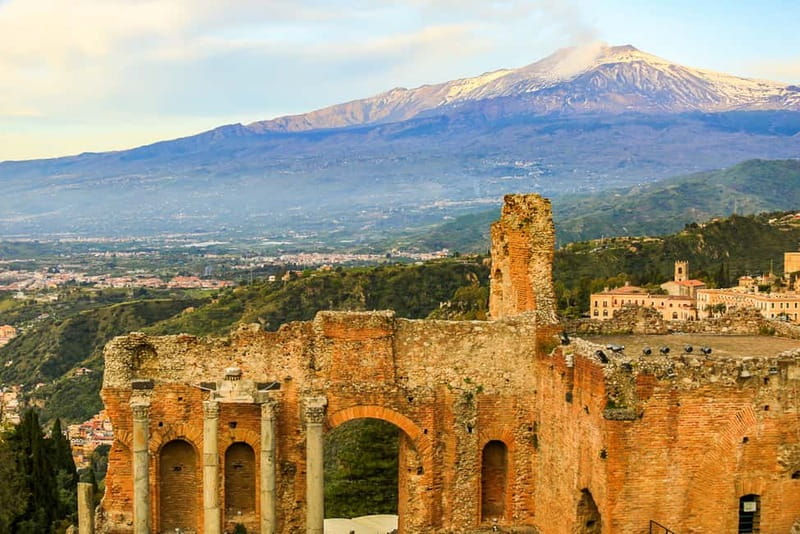 Taormina: Ancient Theater Skip-the-Line Ticket & Audio Guide - Moving through the Greek and Roman remains