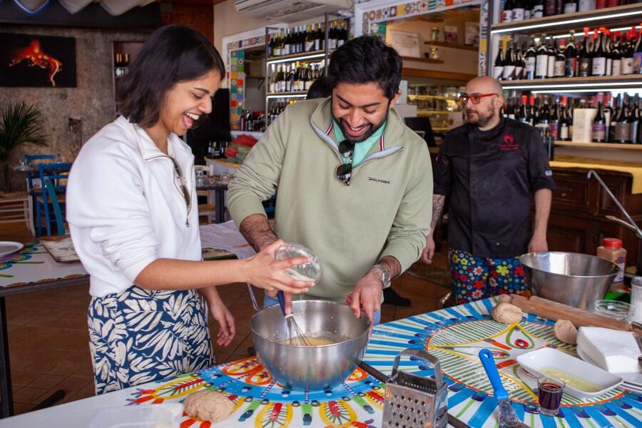 Taormina: Cannolo Cooking Class with Completion Certificate - Eating your own work with coffee and wine