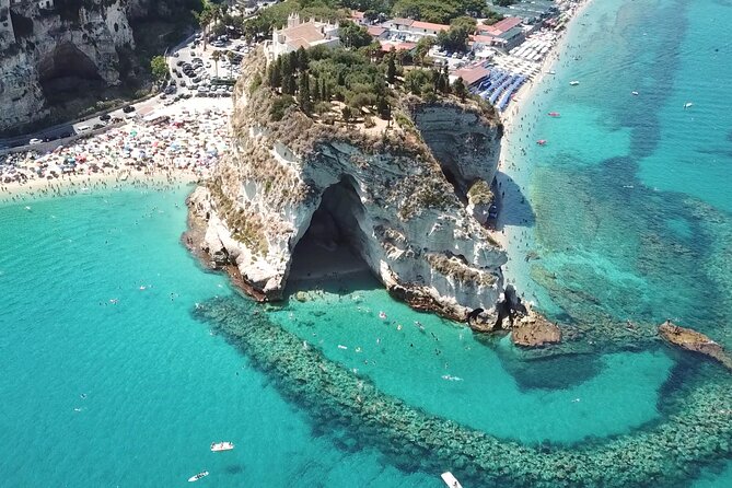 The best Boat Tour from Tropea to CapoVaticano, max 12 passengers - Capo Vaticano and the emerald Grotticelle lagoon