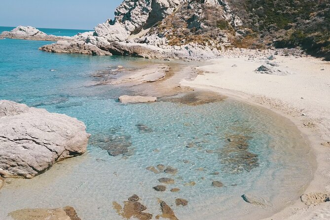 The best Boat Tour from Tropea to CapoVaticano, max 12 passengers - Formicoli Beach and the old Roman port