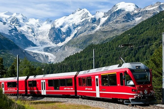 Tour Bernina Red Train And St Moritz from Milan - Tirano and the Sanctuary of Madonna di Tirano
