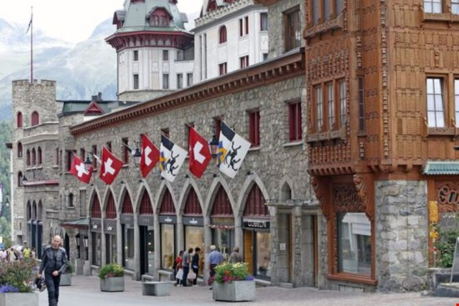 Tour Bernina Red Train And St Moritz from Milan - The Bernina Red Train across the Alps