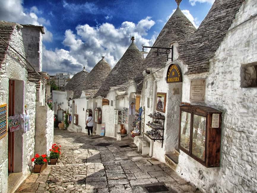 Tour of Alberobello and Guide to Matera, from Bari - Food, shopping, and free time