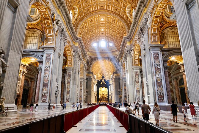 Tour of St Peter's Basilica with Dome Climb and Grottoes - Price and what the $58.77 covers