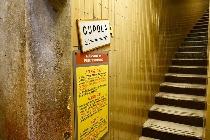 Tour of St Peter's Basilica with Dome Climb and Grottoes - Who should book this experience