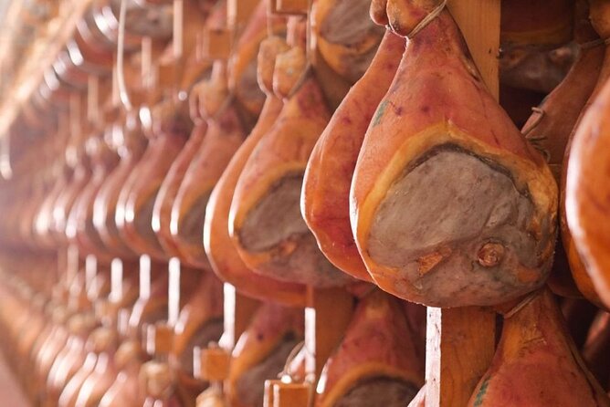 Tour Parmigiano Reggiano dairy and Parma ham - The Aging Rooms of Langhirano Ham