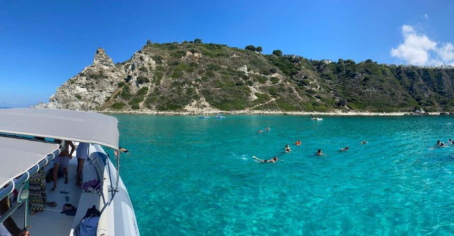 Tropea: Capo Vaticano Boat Trip with Snorkeling & Drink - Santa Maria dell’Isola and Tropea from the sea