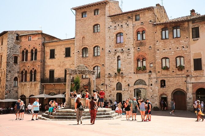 Tuscany: Day Trip to Pisa, Siena, San Gimignano, and Chianti - A Tuscan lunch with four wines