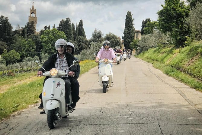 Tuscany Vespa Tours Through the Hills of Chianti - Riding through vineyards and olive groves