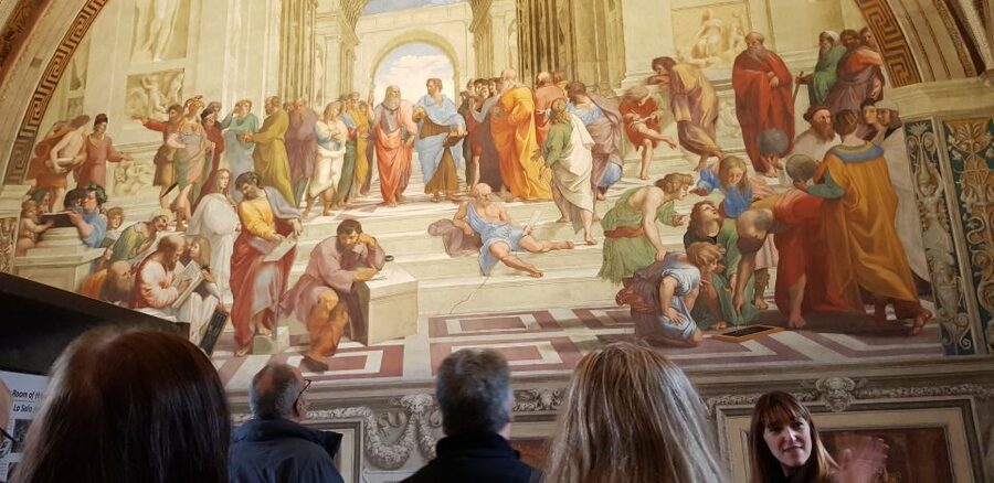 Vatican Museums: Sistine Chapel and St. Peter's Tour - The Gallery of Tapestries: notice the illusion and detail