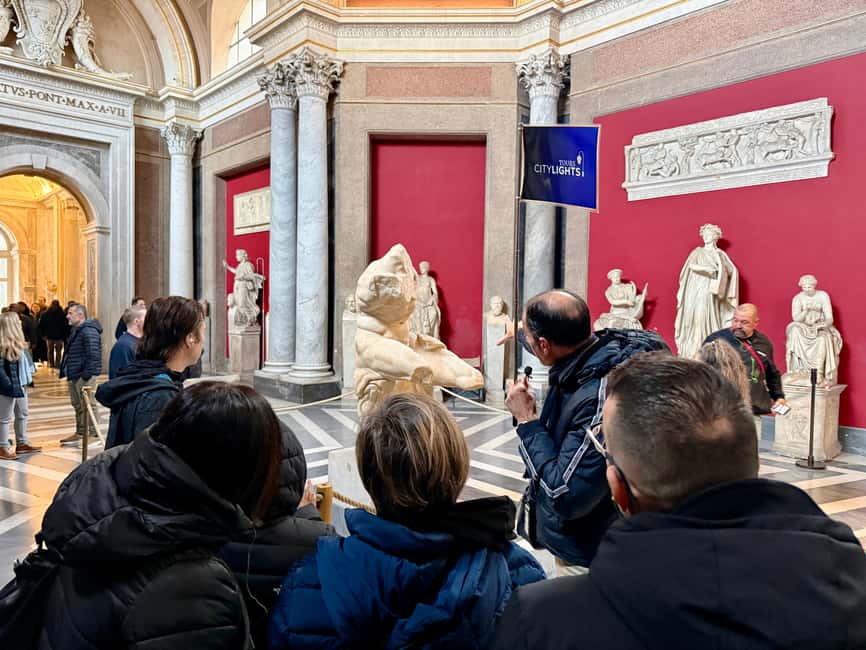 Vatican Museums, Sistine Chapel & Skip-the-Line Basilica - Ancient sculpture in the Museo Pio Clementino