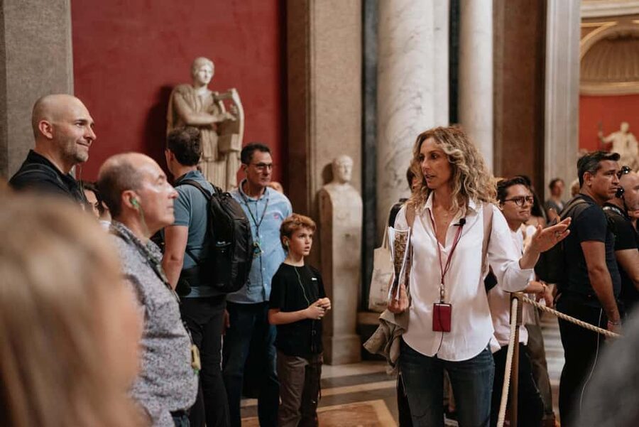 Vatican Museums & Sistine Chapel Skip-the-Line Guided Tour - The Pinecone Courtyard gives you room to breathe