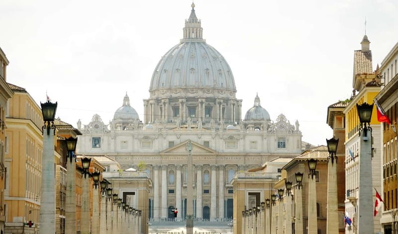 Vatican Museums, Sistine Chapel & St. Peter's Square Tour - St. Peter’s Square beneath the dome and colonnade