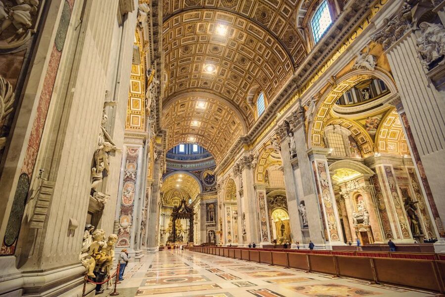 Vatican: Sistine Chapel and Vatican Museums Guided Tour - The view toward St. Peter’s Basilica and the Cupola