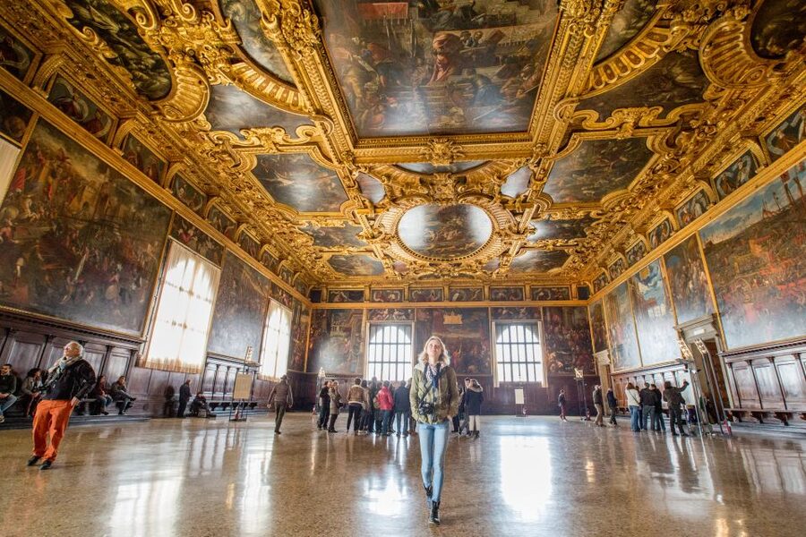 Venice: Doge's Palace Skip-the-Line Tour with Prisons - Headsets, group size, and hearing your guide