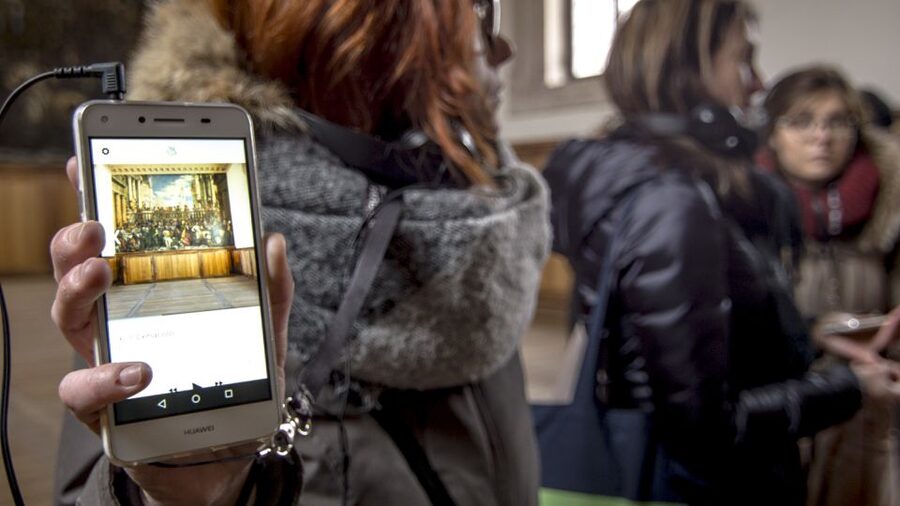 Venice: Explore San Giorgio Island with Ticket & Audio Guide - Getting to the island and collecting the audio guide