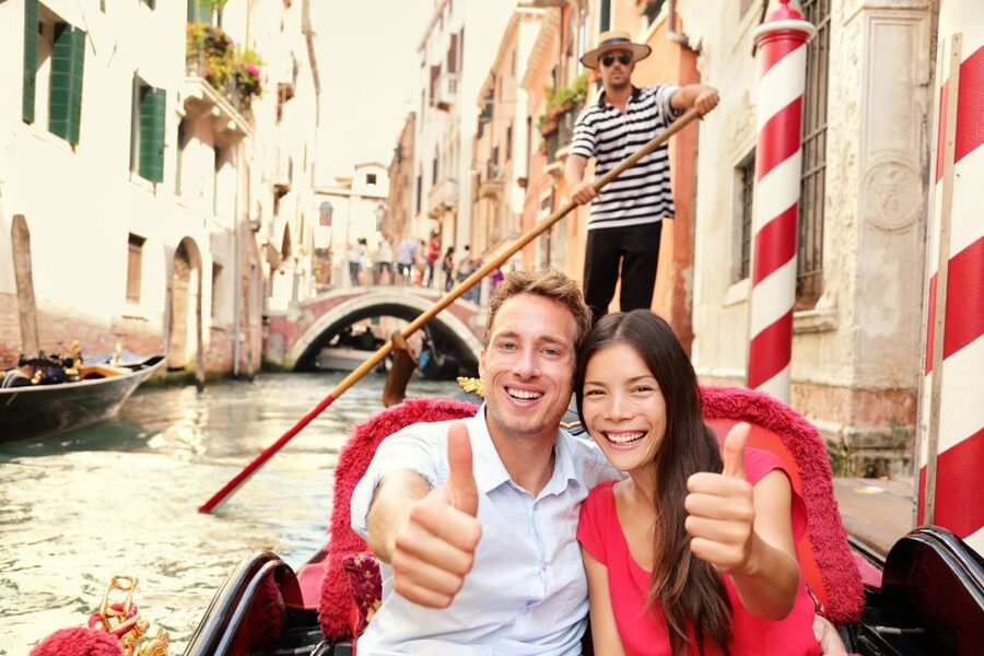 Venice: Grand Canal by Gondola with Live Commentary - Punta della Dogana and Saint Mark’s Basin